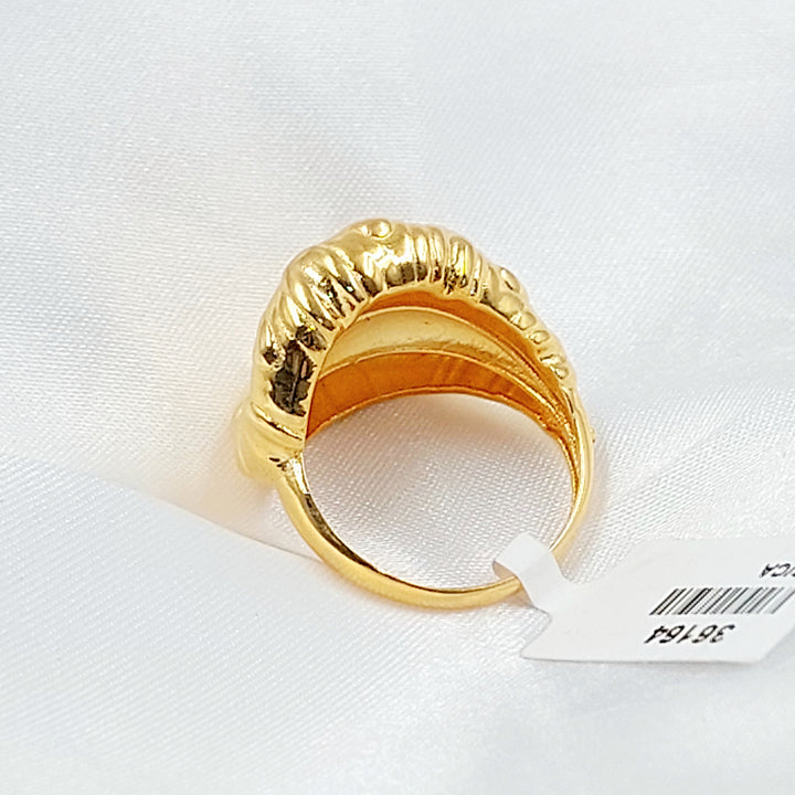 21K خاتم اكسترا-مجوهرات الشيخ سعيد-Saeed Jewelry 