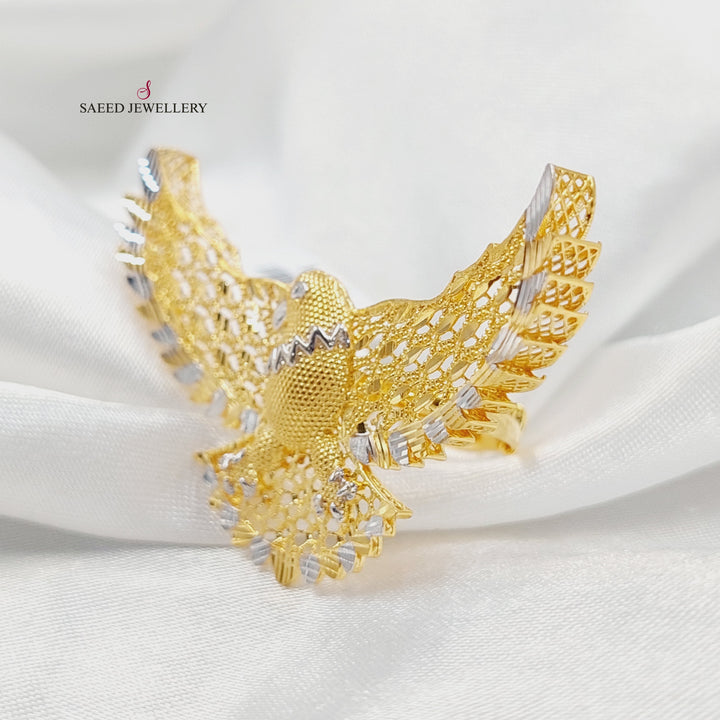 21K خاتم اكسترا ناعم-مجوهرات الشيخ سعيد-Saeed Jewelry 