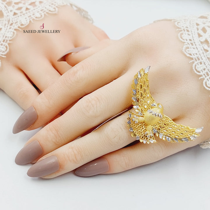 21K خاتم اكسترا ناعم-مجوهرات الشيخ سعيد-Saeed Jewelry 