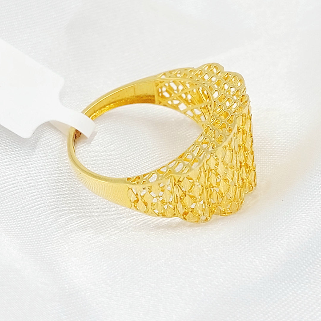 21K خاتم اكسترا-مجوهرات الشيخ سعيد-Saeed Jewelry 