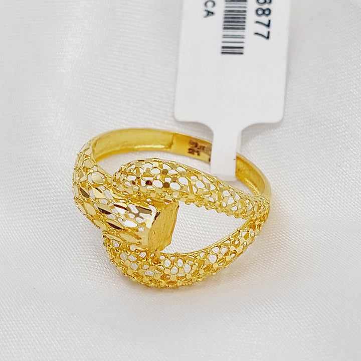 21K خاتم اكسترا-مجوهرات الشيخ سعيد-Saeed Jewelry 