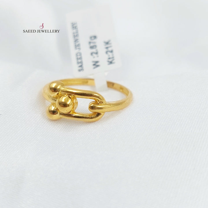 21K خاتم اكسترا-مجوهرات الشيخ سعيد-Saeed Jewelry 