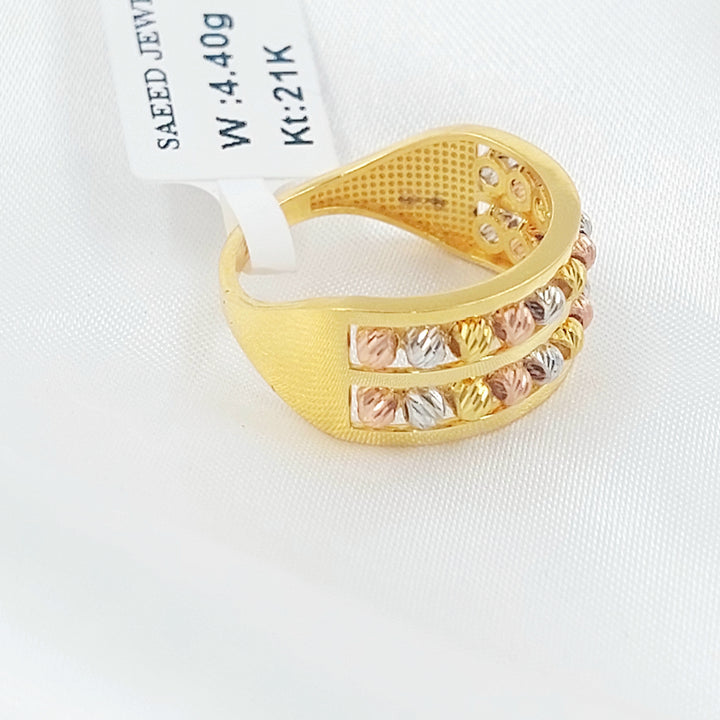 21K خاتم اكسترا-مجوهرات الشيخ سعيد-Saeed Jewelry 