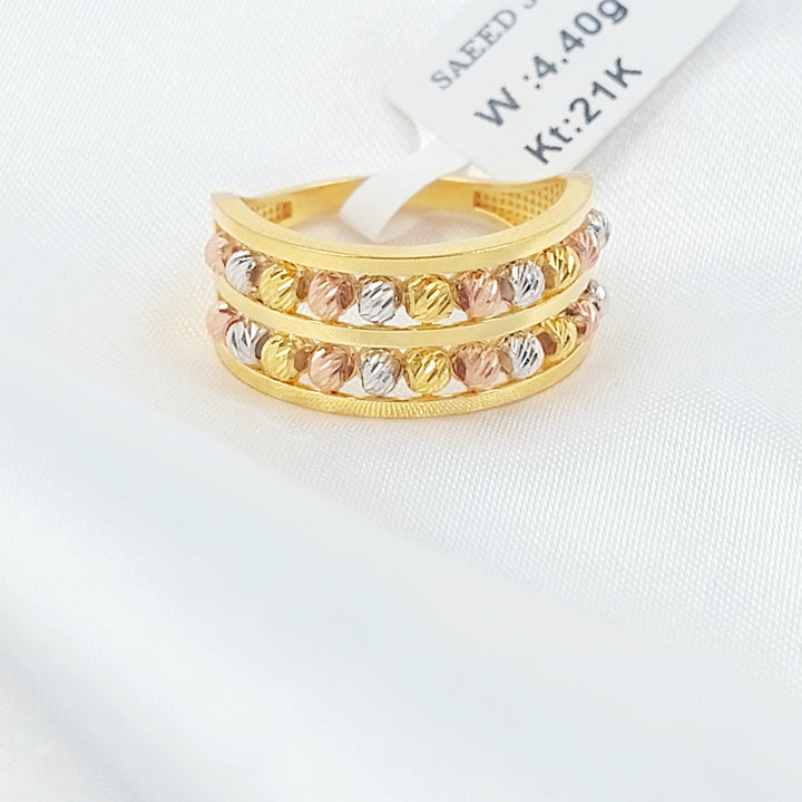 21K خاتم اكسترا-مجوهرات الشيخ سعيد-Saeed Jewelry 