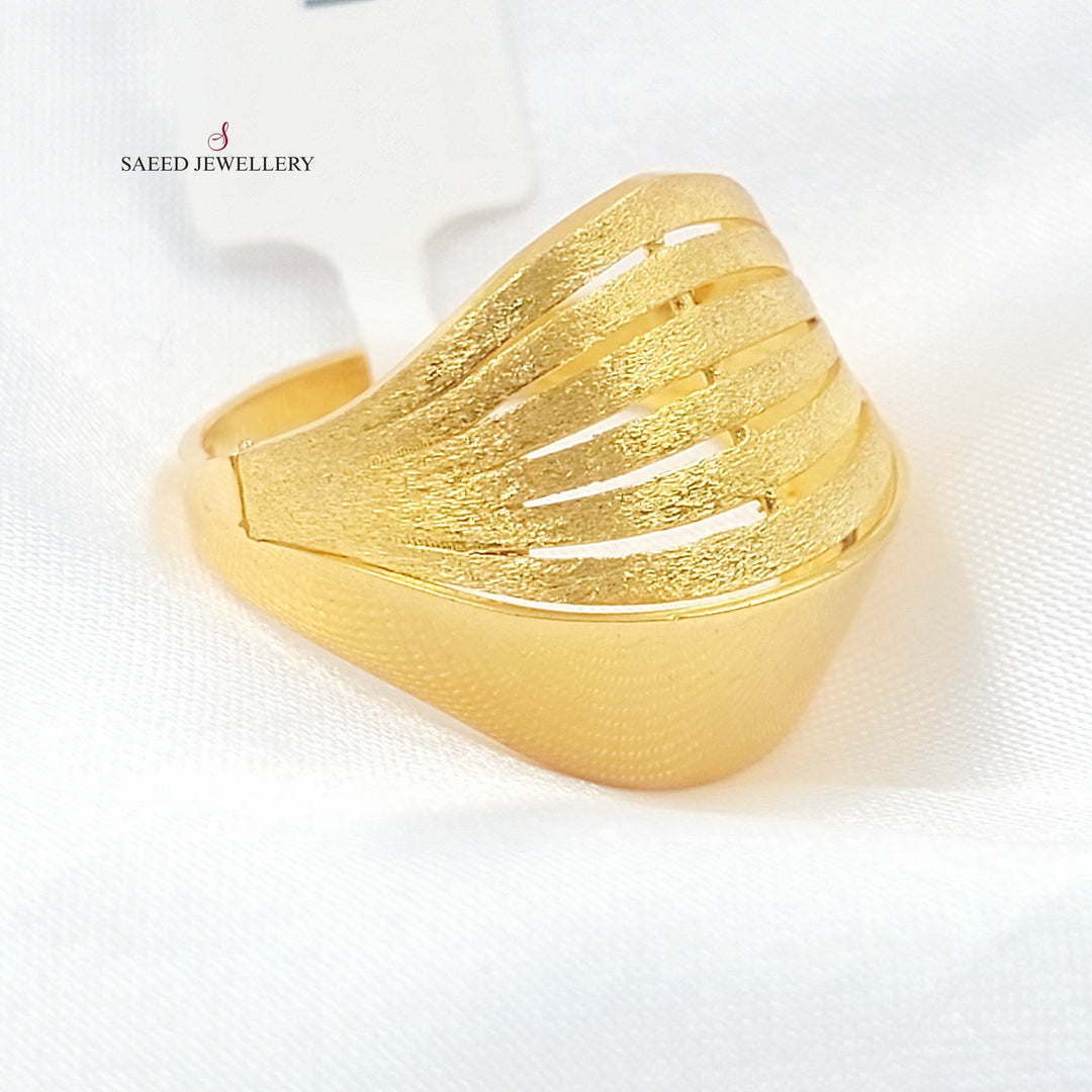 21K خاتم اكسترا-مجوهرات الشيخ سعيد-Saeed Jewelry 