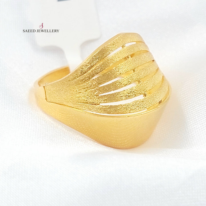 21K خاتم اكسترا-مجوهرات الشيخ سعيد-Saeed Jewelry 