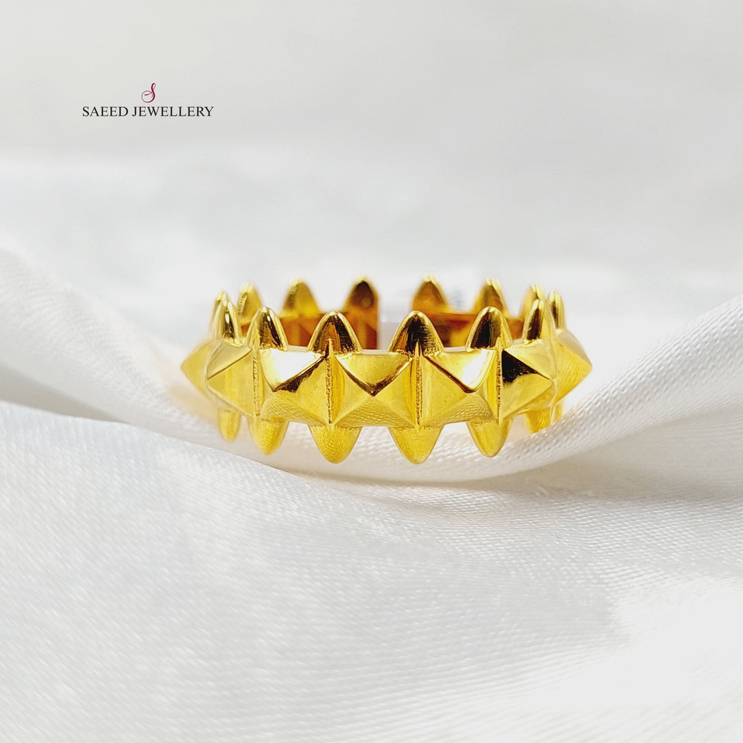 21K خاتم تركي اكسترا-مجوهرات الشيخ سعيد-Saeed Jewelry 