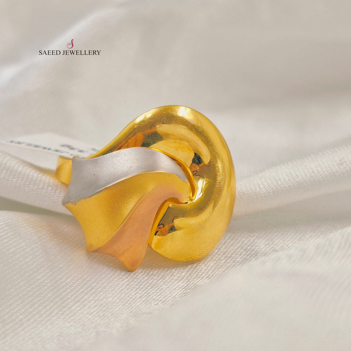 21K خاتم اجنحة اكسترا-مجوهرات الشيخ سعيد-Saeed Jewelry 