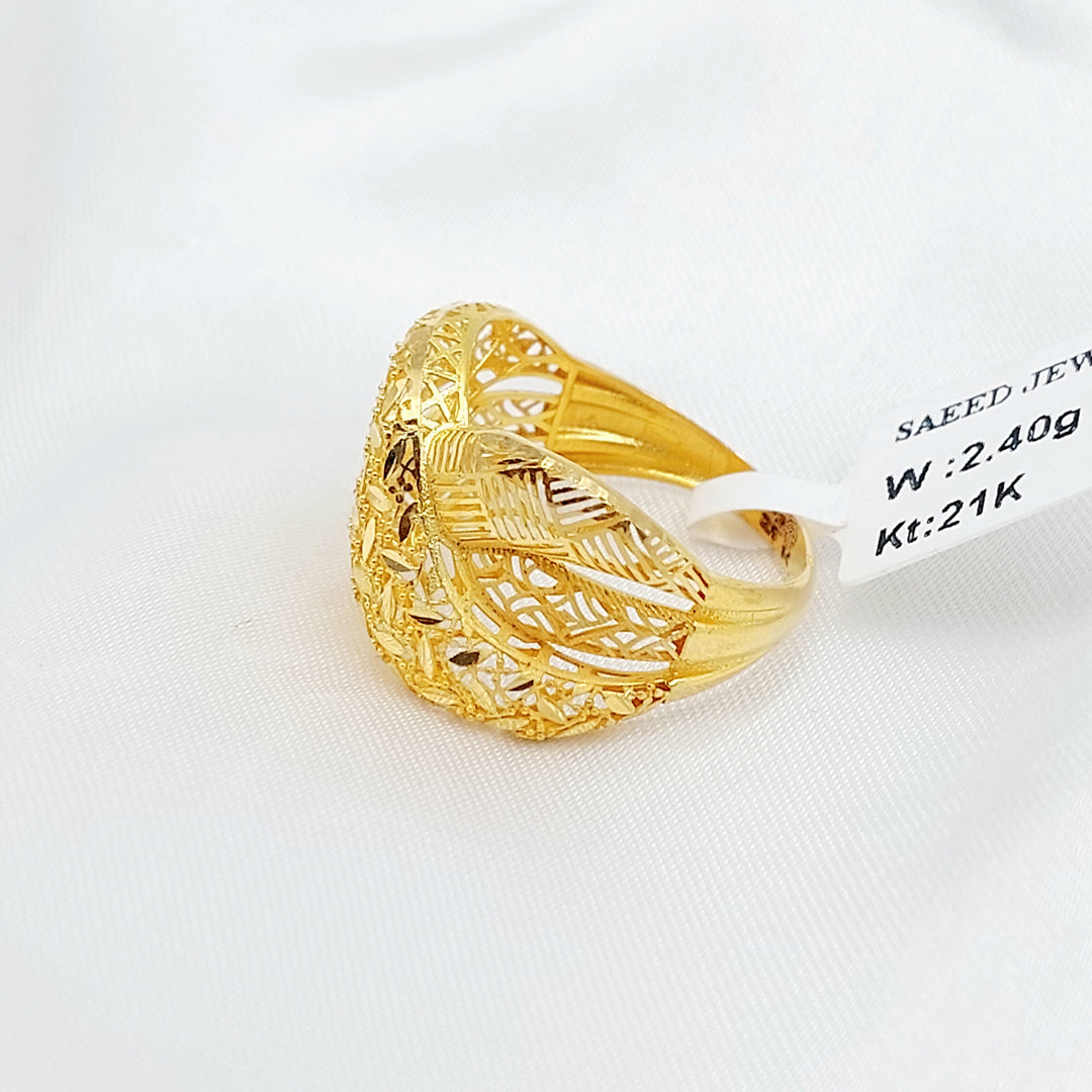 21K خاتم اكس اكسترا-مجوهرات الشيخ سعيد-Saeed Jewelry 