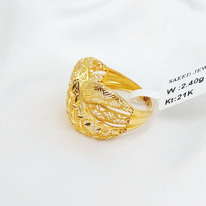 21K خاتم اكس اكسترا-مجوهرات الشيخ سعيد-Saeed Jewelry 