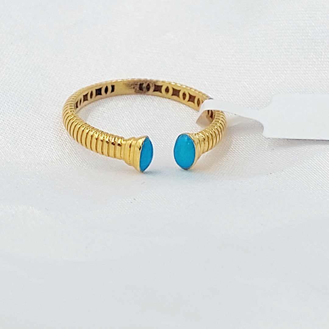 21K خاتم افعى مينا-مجوهرات الشيخ سعيد-Saeed Jewelry 