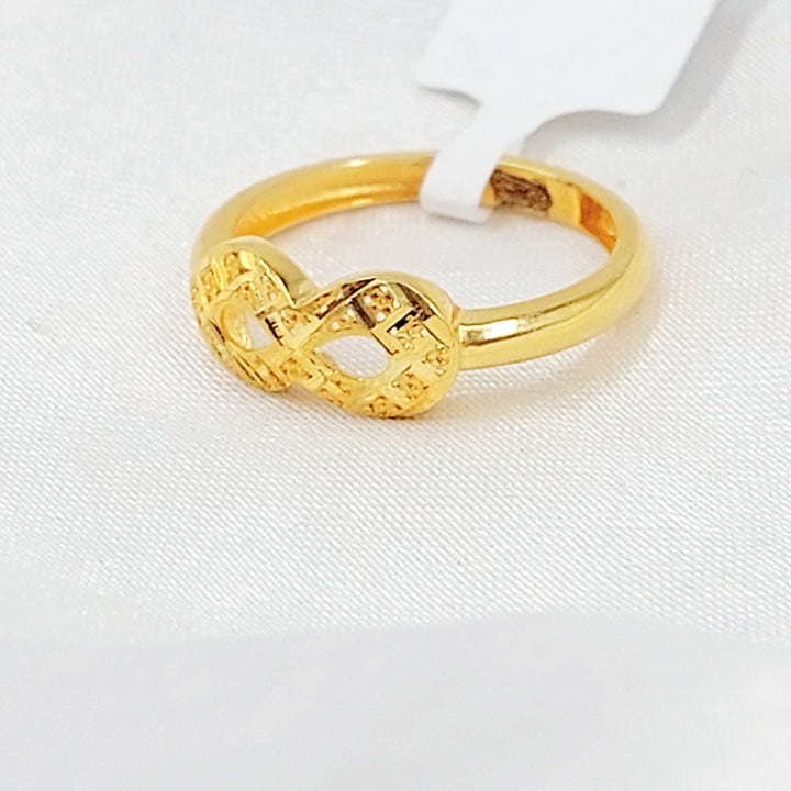 21K خاتم انفينيتي-مجوهرات الشيخ سعيد-Saeed Jewelry 