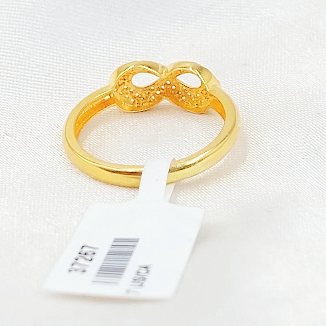 21K خاتم انفينيتي-مجوهرات الشيخ سعيد-Saeed Jewelry 