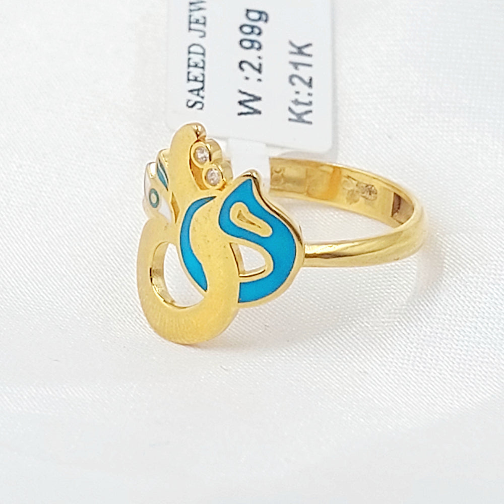 21K خاتم اسلامي-مجوهرات الشيخ سعيد-Saeed Jewelry 