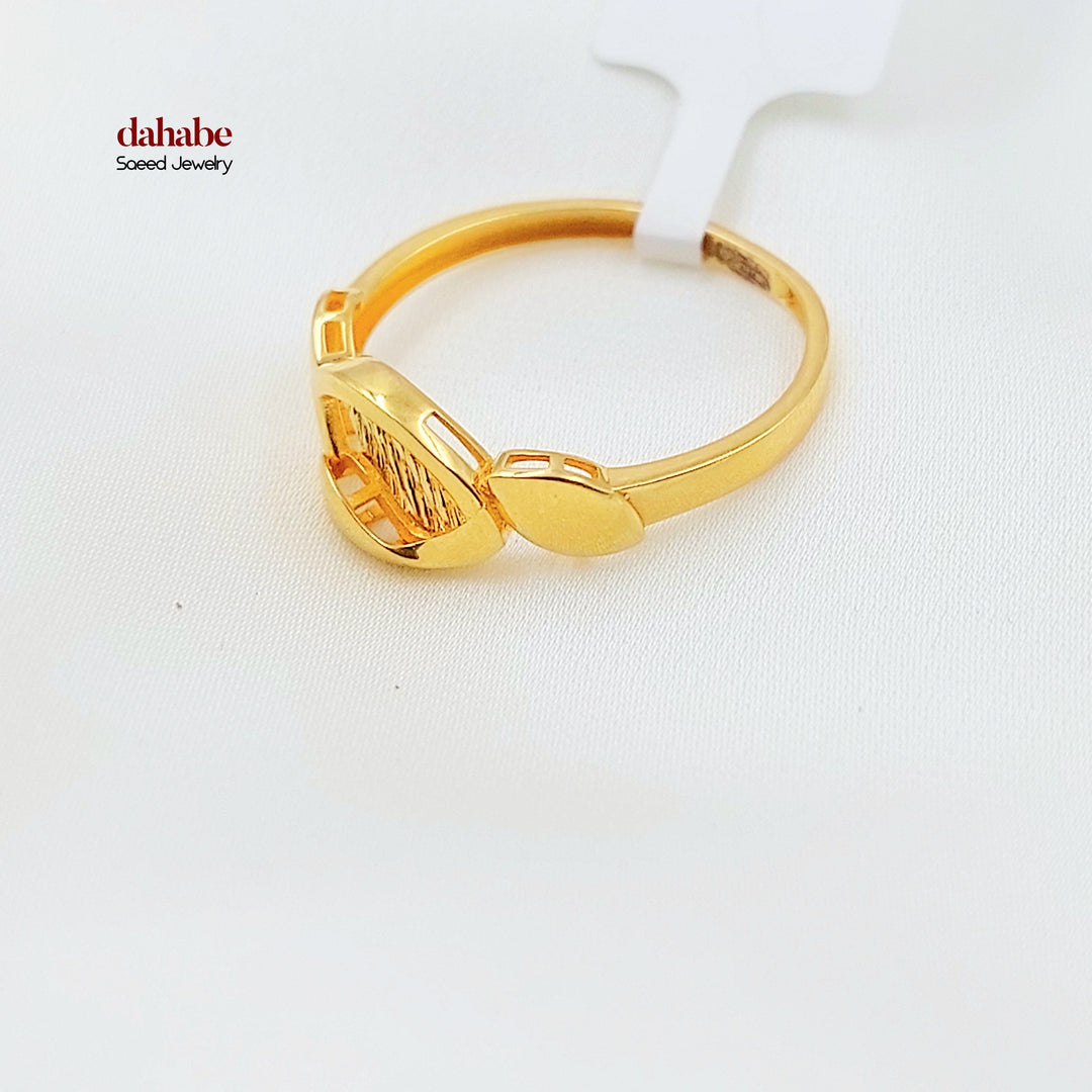 21K خاتم اكسترا ناعم-مجوهرات الشيخ سعيد-Saeed Jewelry 