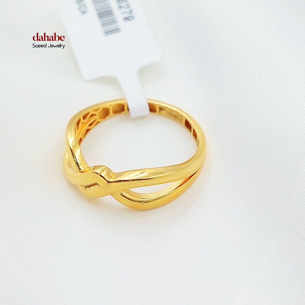 21K خاتم اكسترا ناعم-مجوهرات الشيخ سعيد-Saeed Jewelry 