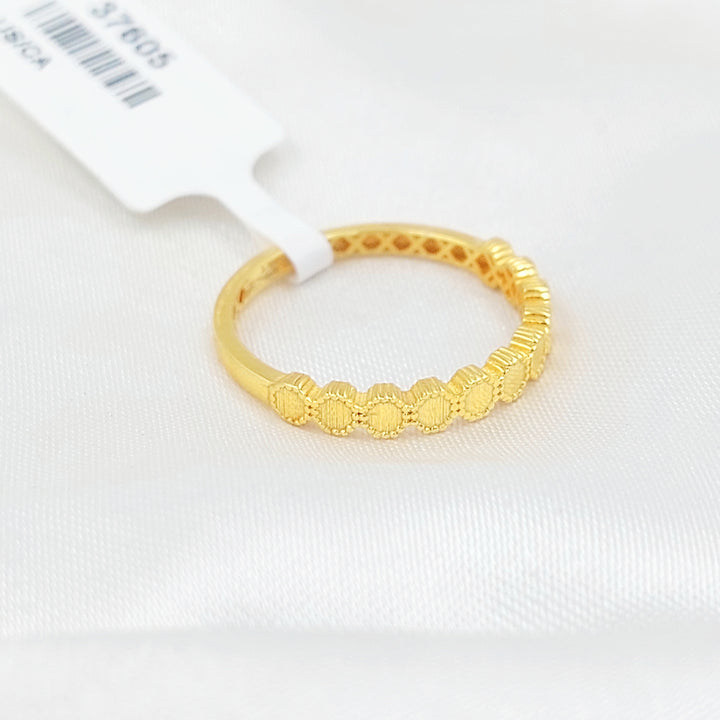21K خاتم اكسترا ناعم-مجوهرات الشيخ سعيد-Saeed Jewelry 