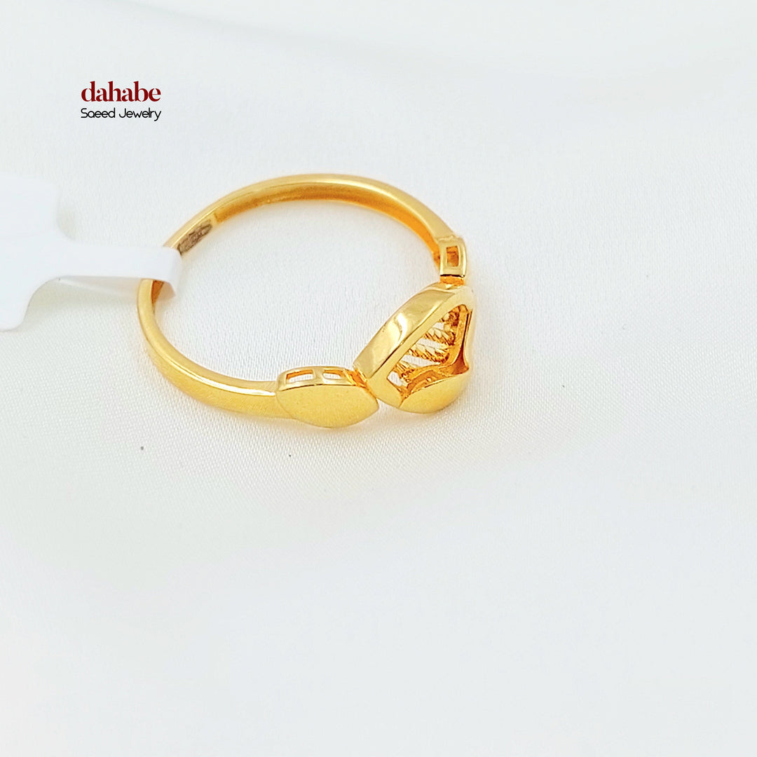 21K خاتم اكسترا ناعم-مجوهرات الشيخ سعيد-Saeed Jewelry 