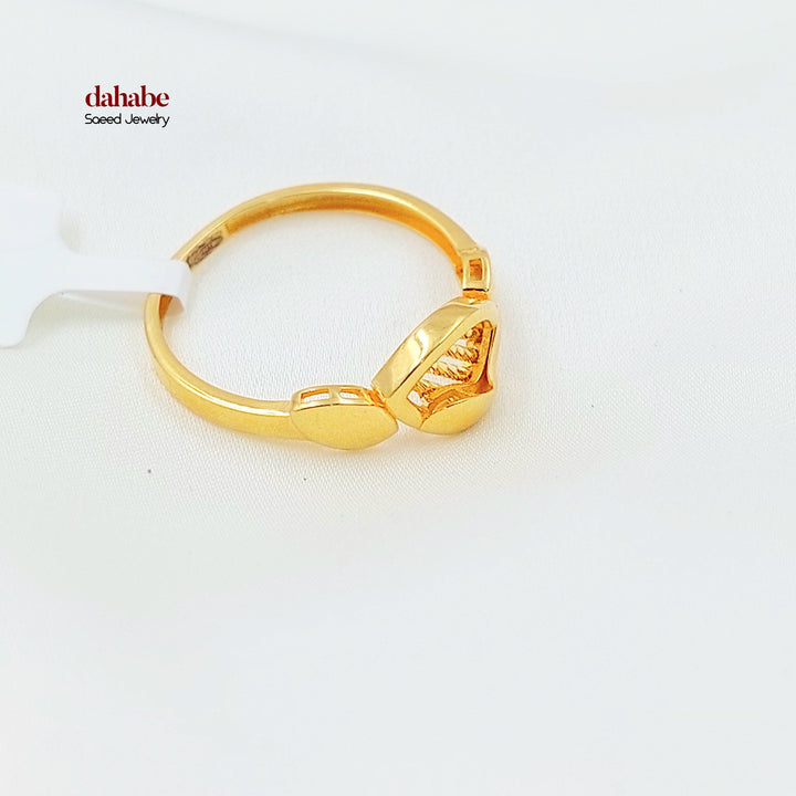 21K خاتم اكسترا ناعم-مجوهرات الشيخ سعيد-Saeed Jewelry 
