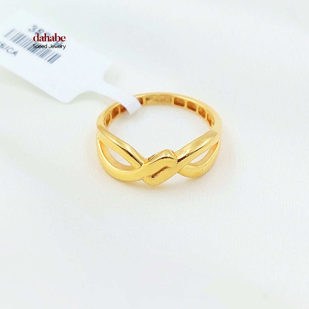 21K خاتم اكسترا ناعم-مجوهرات الشيخ سعيد-Saeed Jewelry 