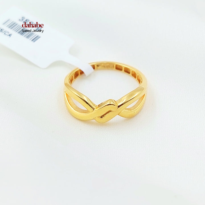 21K خاتم اكسترا ناعم-مجوهرات الشيخ سعيد-Saeed Jewelry 