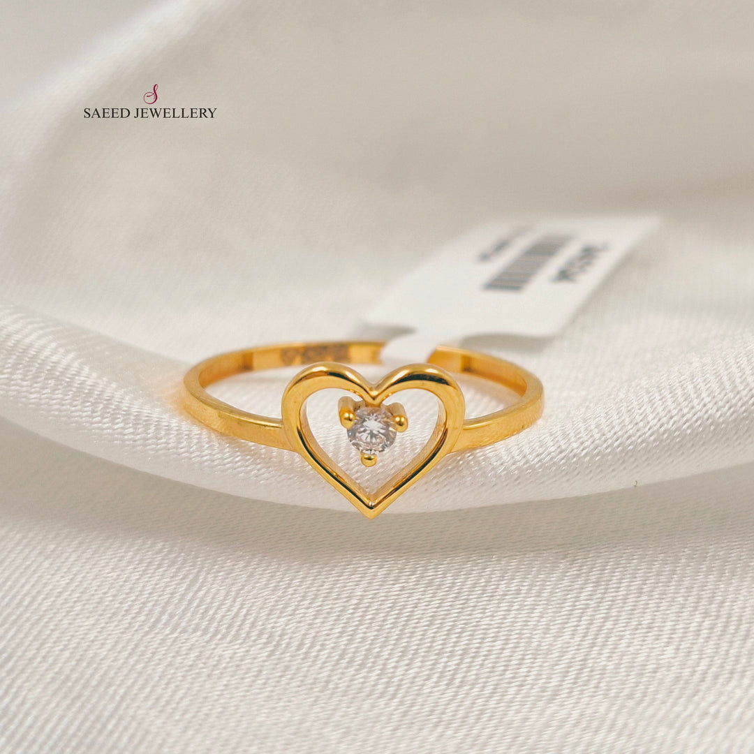 21K خاتم فراشة ناعم-مجوهرات الشيخ سعيد-Saeed Jewelry 