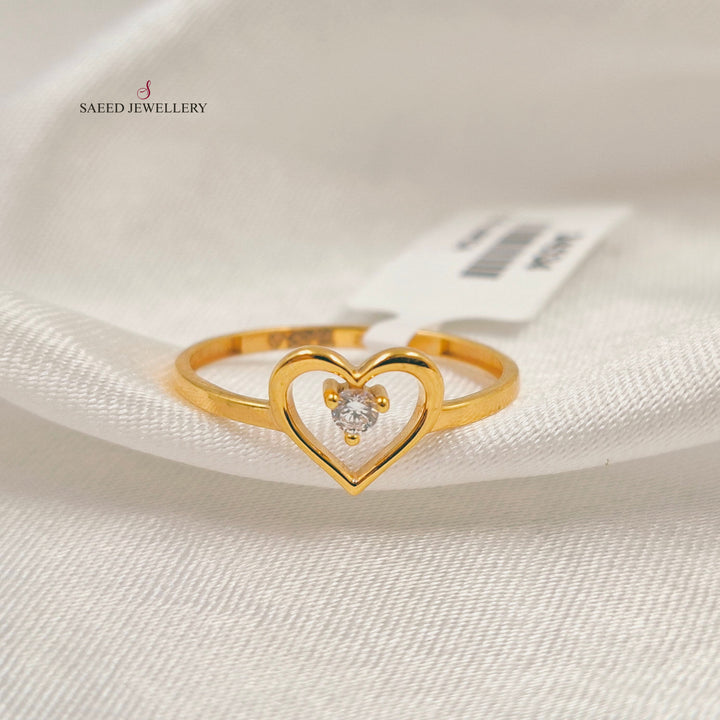 21K خاتم فراشة ناعم-مجوهرات الشيخ سعيد-Saeed Jewelry 