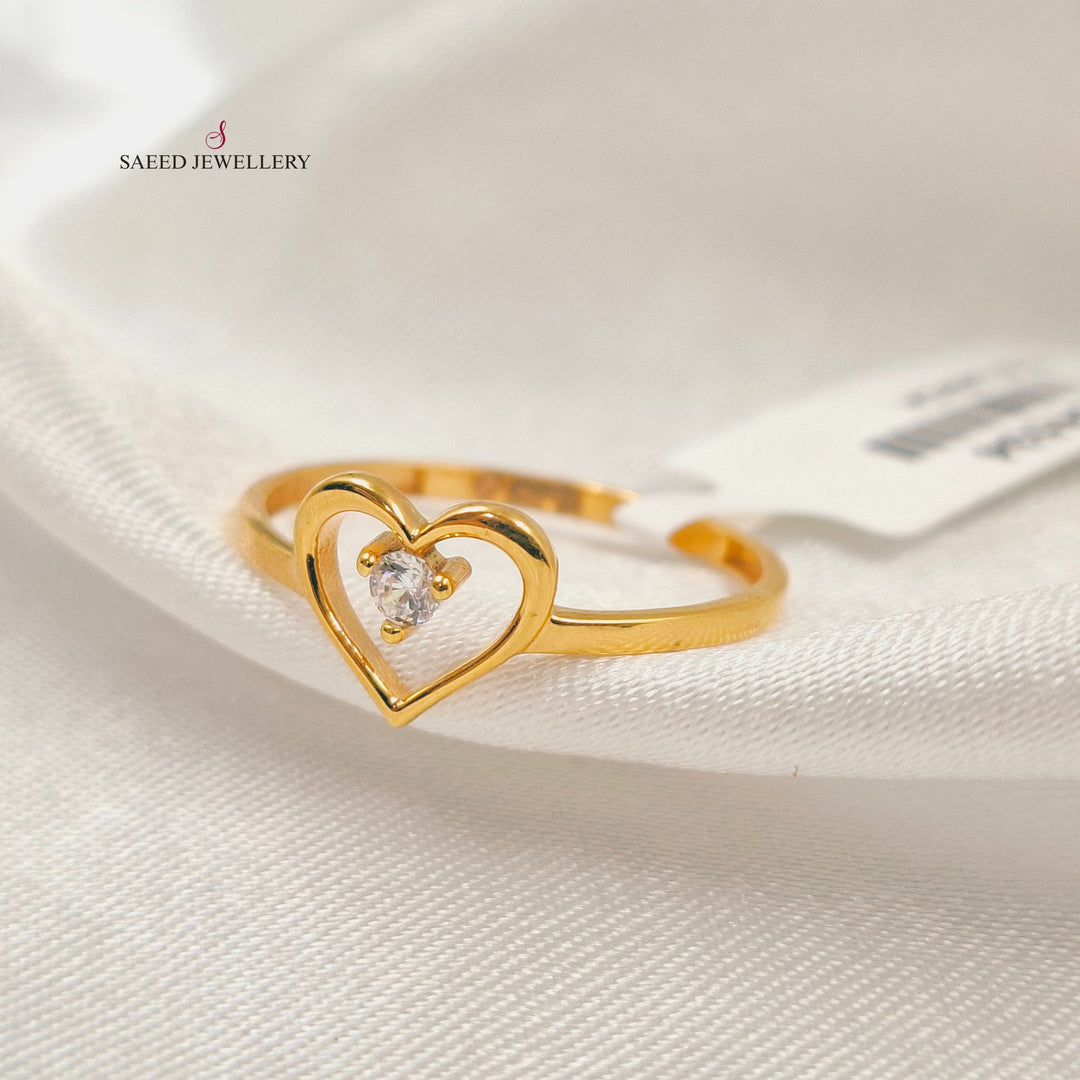 21K خاتم فراشة ناعم-مجوهرات الشيخ سعيد-Saeed Jewelry 