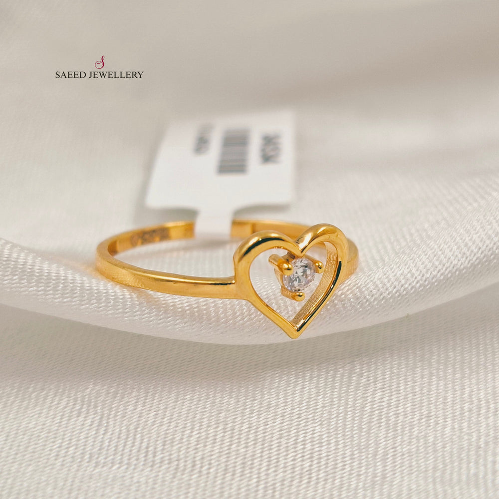 21K خاتم فراشة ناعم-مجوهرات الشيخ سعيد-Saeed Jewelry 