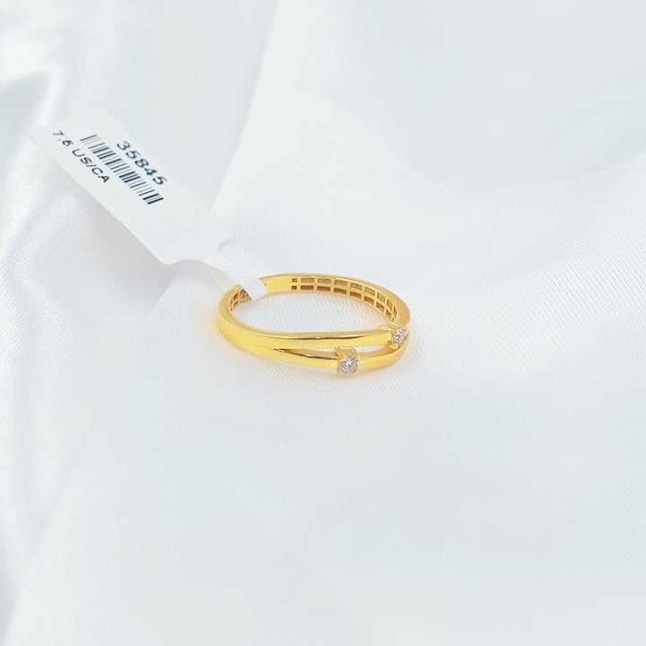 21K خاتم اكسترا ناعم-مجوهرات الشيخ سعيد-Saeed Jewelry 