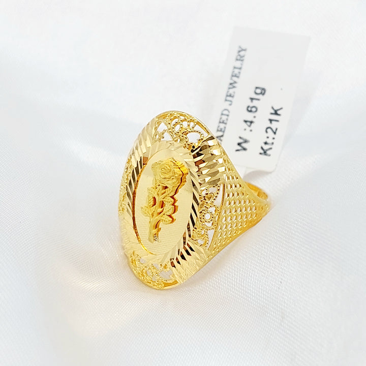 21K خاتم اونصه-مجوهرات الشيخ سعيد-Saeed Jewelry 