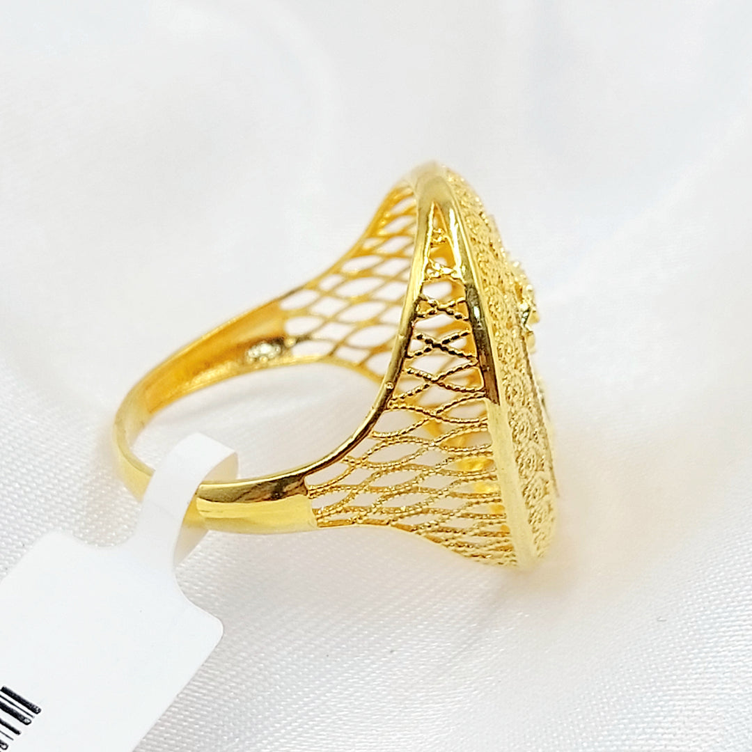 21K خاتم اونصه-مجوهرات الشيخ سعيد-Saeed Jewelry 