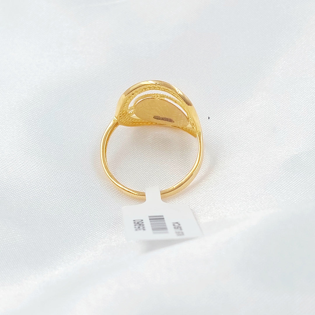 21K خاتم اونصه-مجوهرات الشيخ سعيد-Saeed Jewelry 