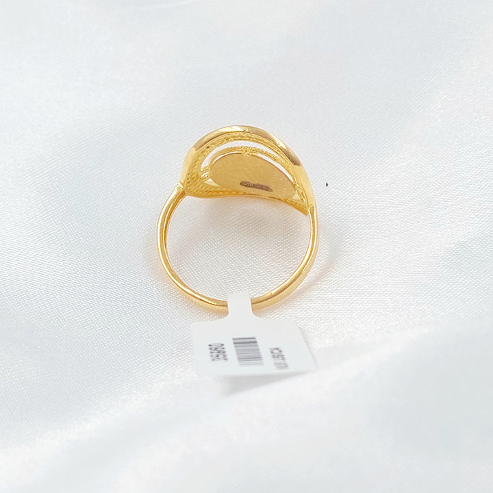 21K خاتم اونصه-مجوهرات الشيخ سعيد-Saeed Jewelry 