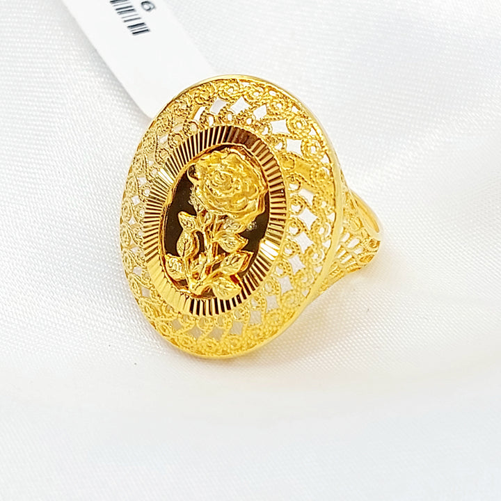 21K خاتم اونصه-مجوهرات الشيخ سعيد-Saeed Jewelry 