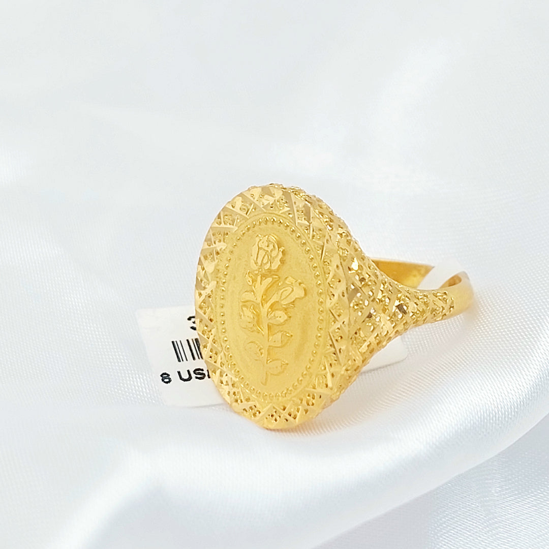 21K خاتم اونصه-مجوهرات الشيخ سعيد-Saeed Jewelry 