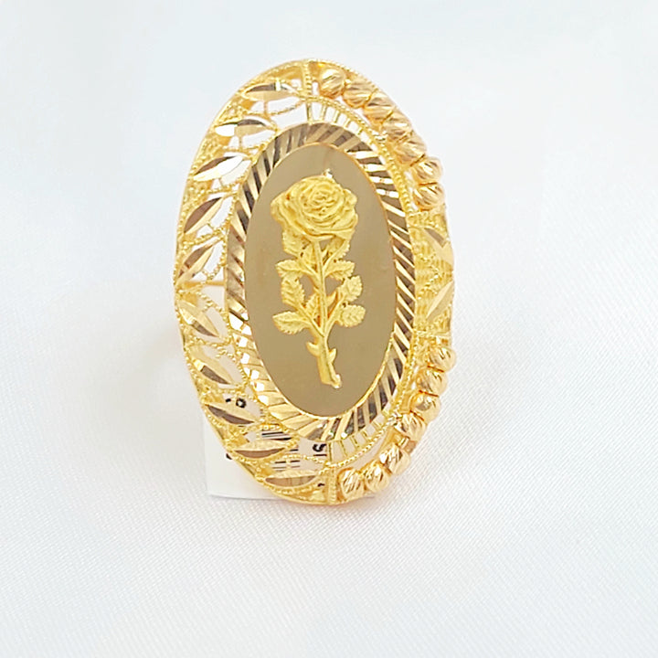 21K خاتم اونصه-مجوهرات الشيخ سعيد-Saeed Jewelry 