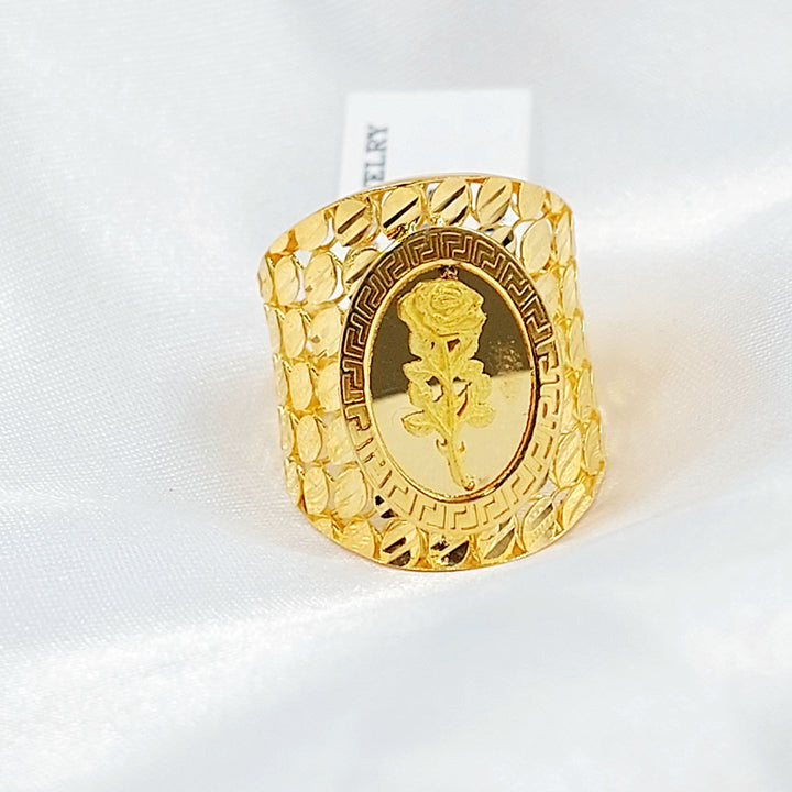 21K خاتم اونصه-مجوهرات الشيخ سعيد-Saeed Jewelry 