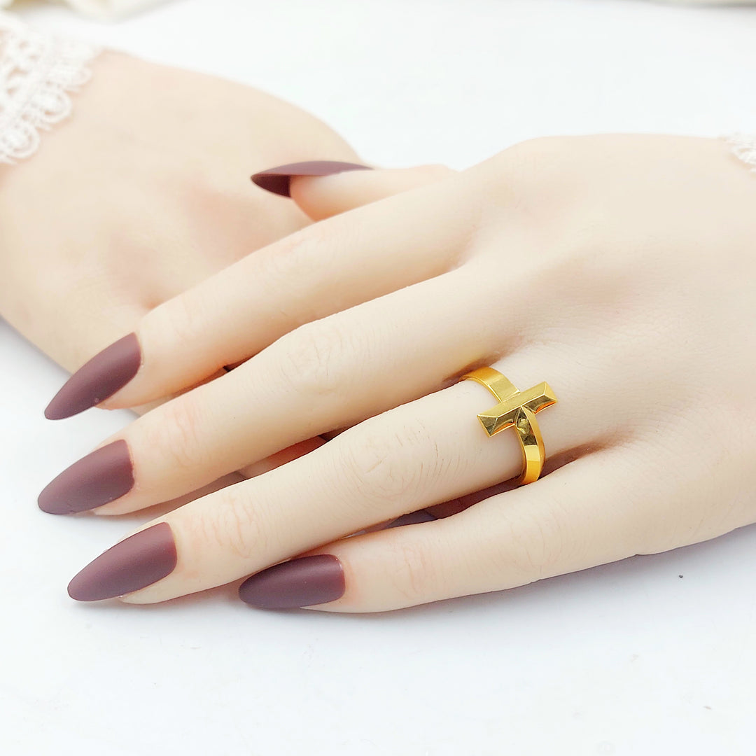 21K خاتم بيبر كليب-مجوهرات الشيخ سعيد-Saeed Jewelry 