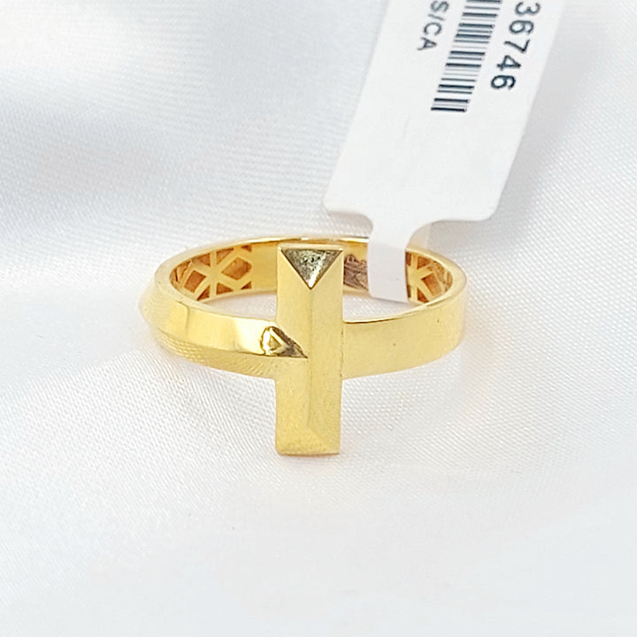 21K خاتم بيبر كليب-مجوهرات الشيخ سعيد-Saeed Jewelry 