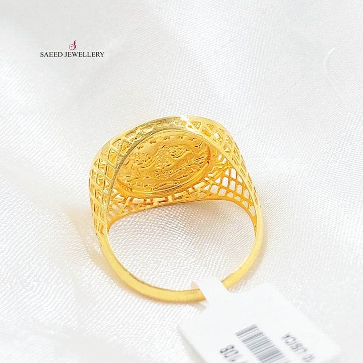 21K خاتم رشادي-مجوهرات الشيخ سعيد-Saeed Jewelry 