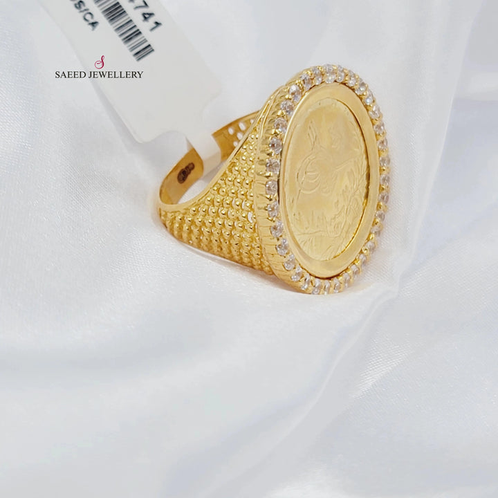 21K خاتم رشادي-مجوهرات الشيخ سعيد-Saeed Jewelry 
