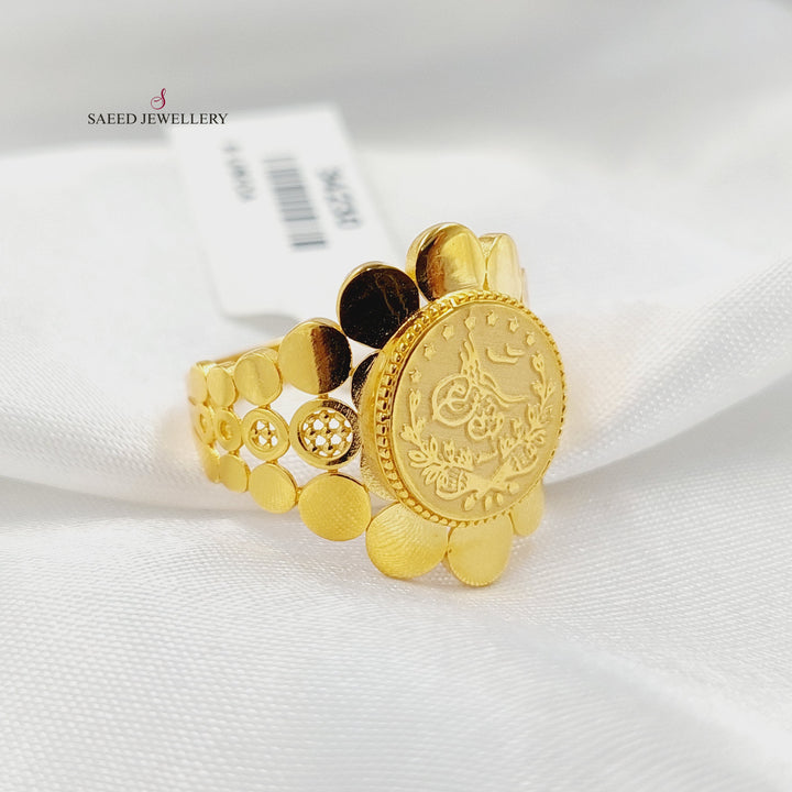 21K خاتم رشادي-مجوهرات الشيخ سعيد-Saeed Jewelry 