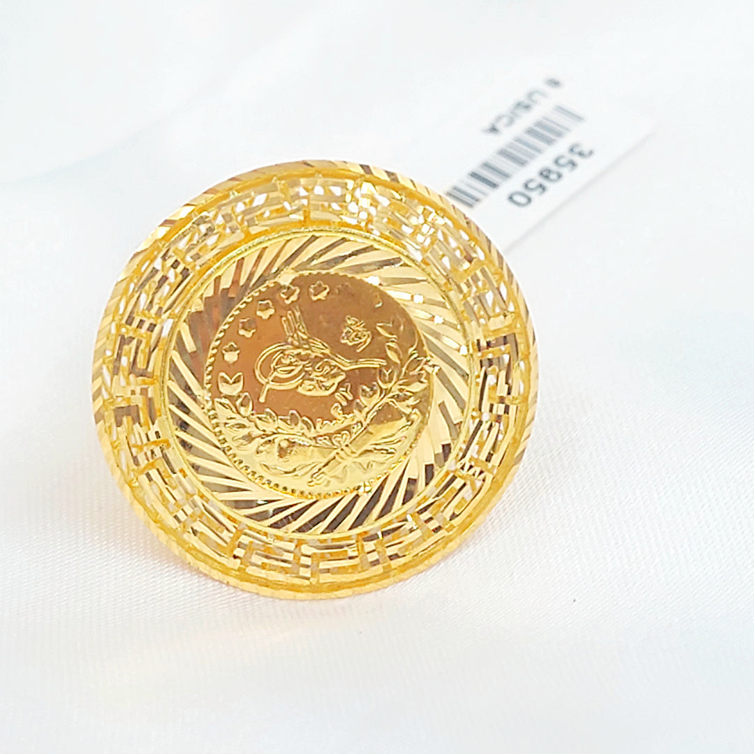 21K خاتم رشادي-مجوهرات الشيخ سعيد-Saeed Jewelry 