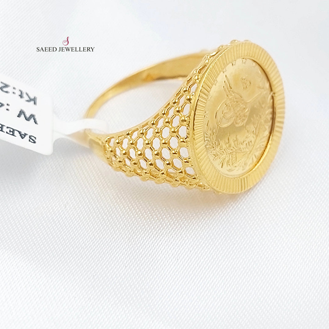 21K خاتم رشادي-مجوهرات الشيخ سعيد-Saeed Jewelry 