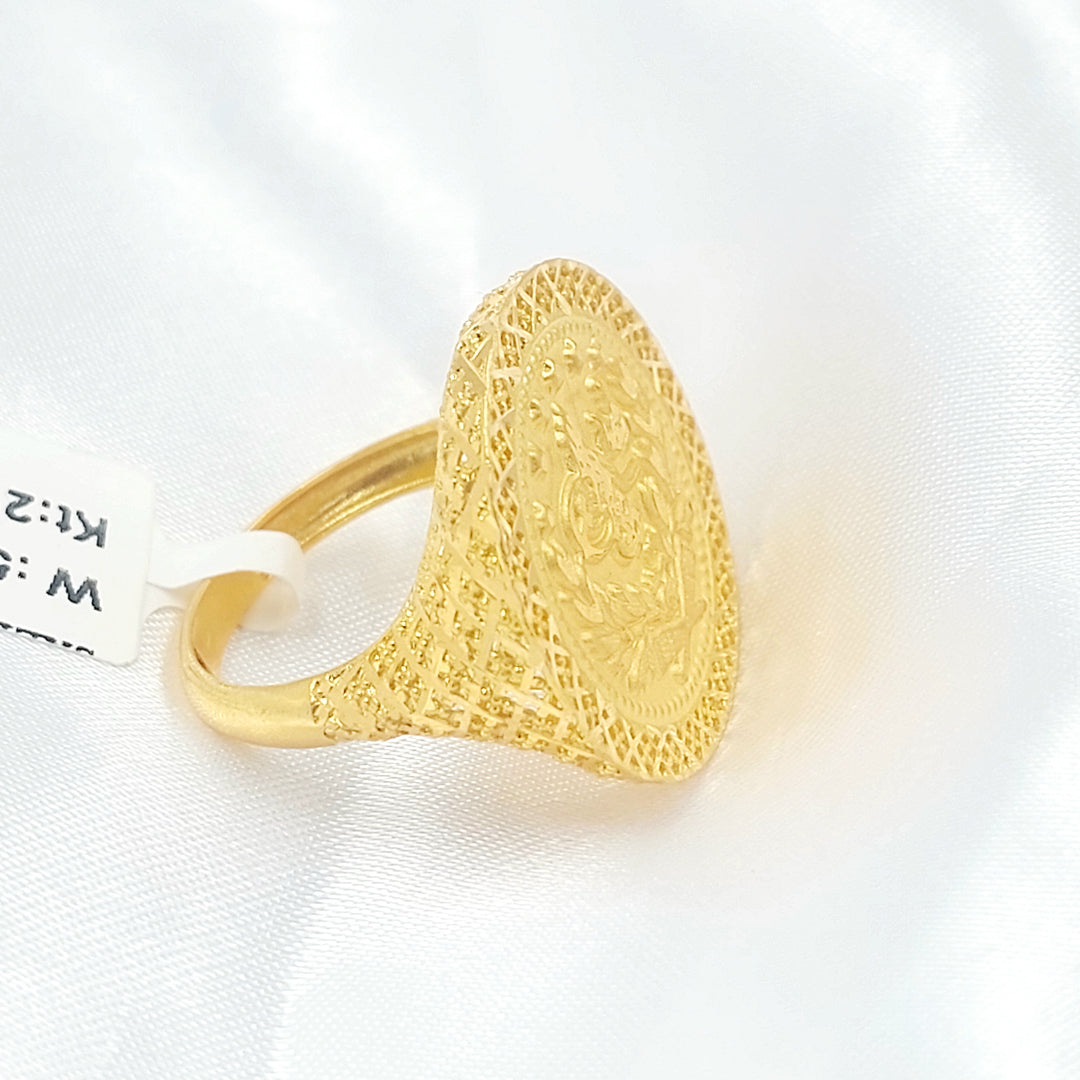 21K خاتم رشادي-مجوهرات الشيخ سعيد-Saeed Jewelry 