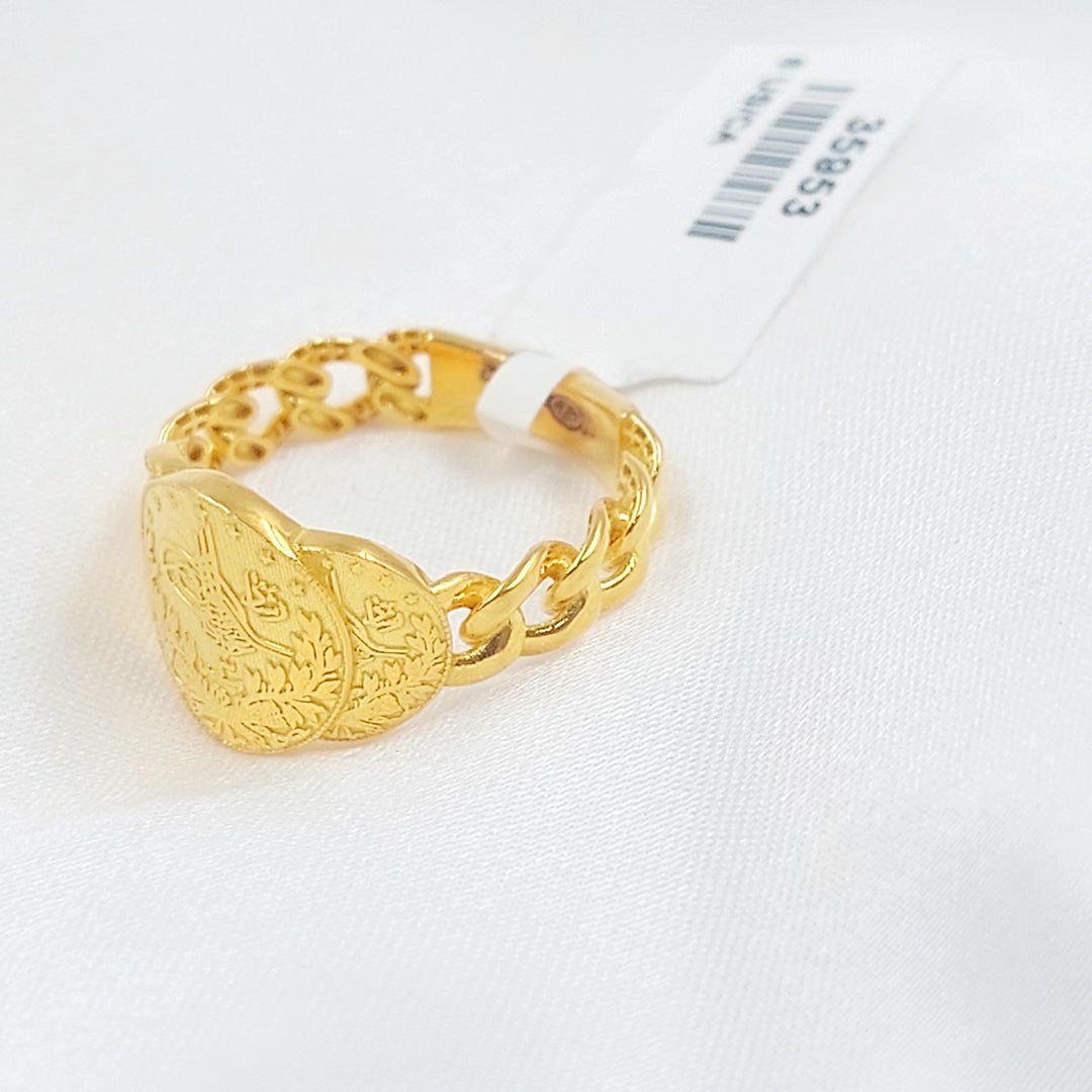 21K خاتم رشادي-مجوهرات الشيخ سعيد-Saeed Jewelry 