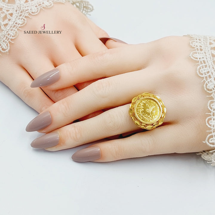 21K خاتم رشادي-مجوهرات الشيخ سعيد-Saeed Jewelry 
