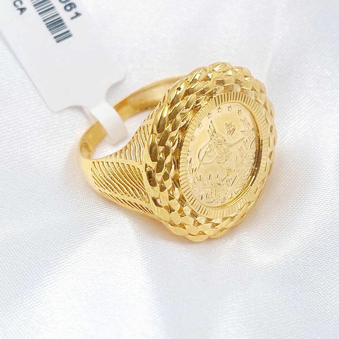 21K خاتم رشادي-مجوهرات الشيخ سعيد-Saeed Jewelry 
