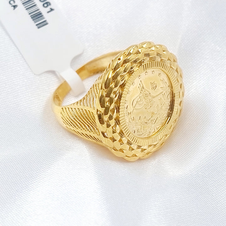 21K خاتم رشادي-مجوهرات الشيخ سعيد-Saeed Jewelry 